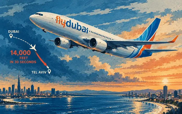 Flydubai captain describes opening cockpit door after co-pilot attack