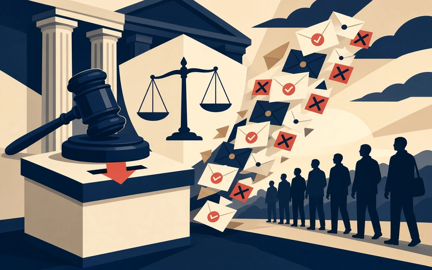 Judge issues new block on sweeping mail-in voting restrictions