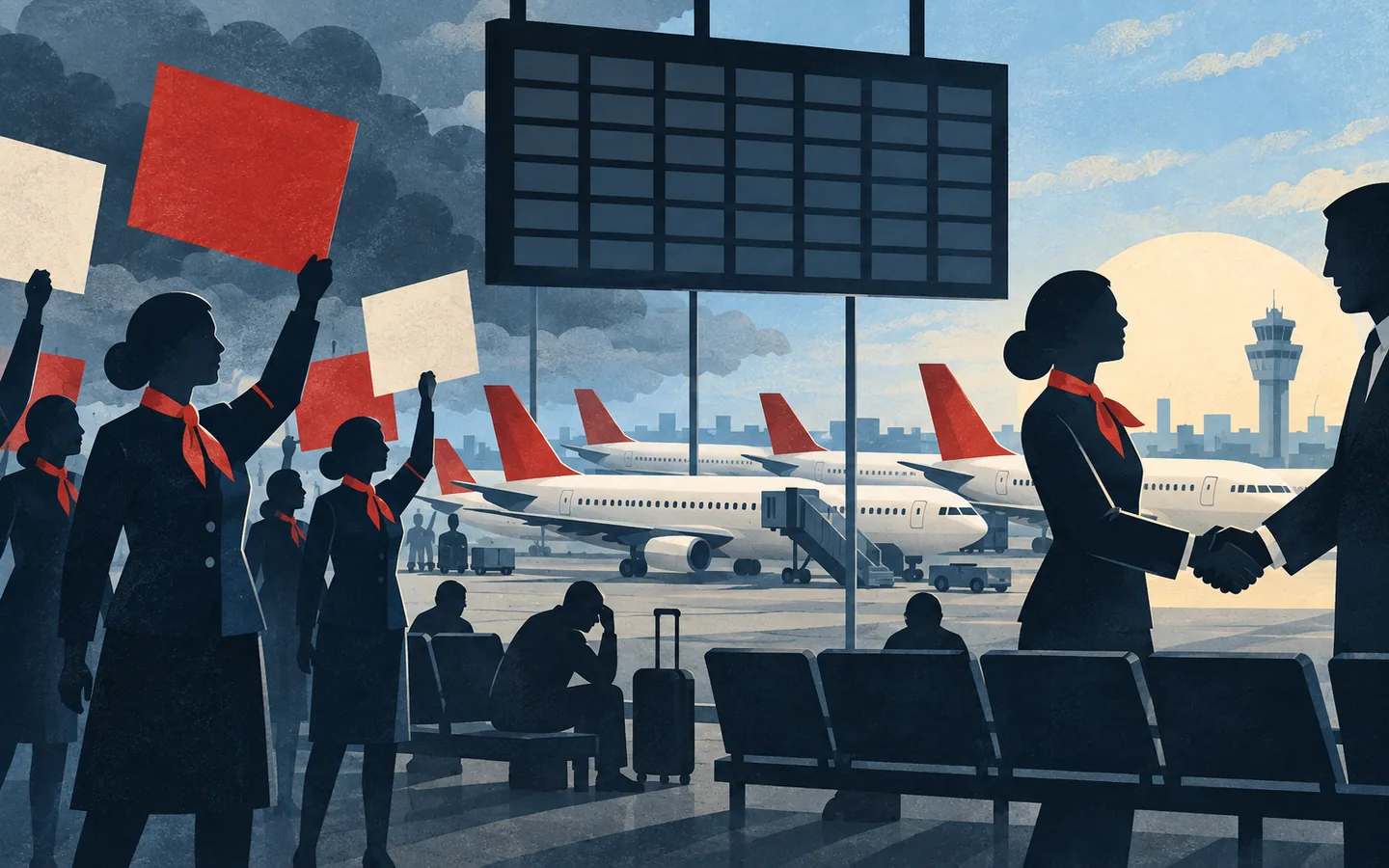 WestJet flight attendants strike, forcing hundreds of flight cancellations